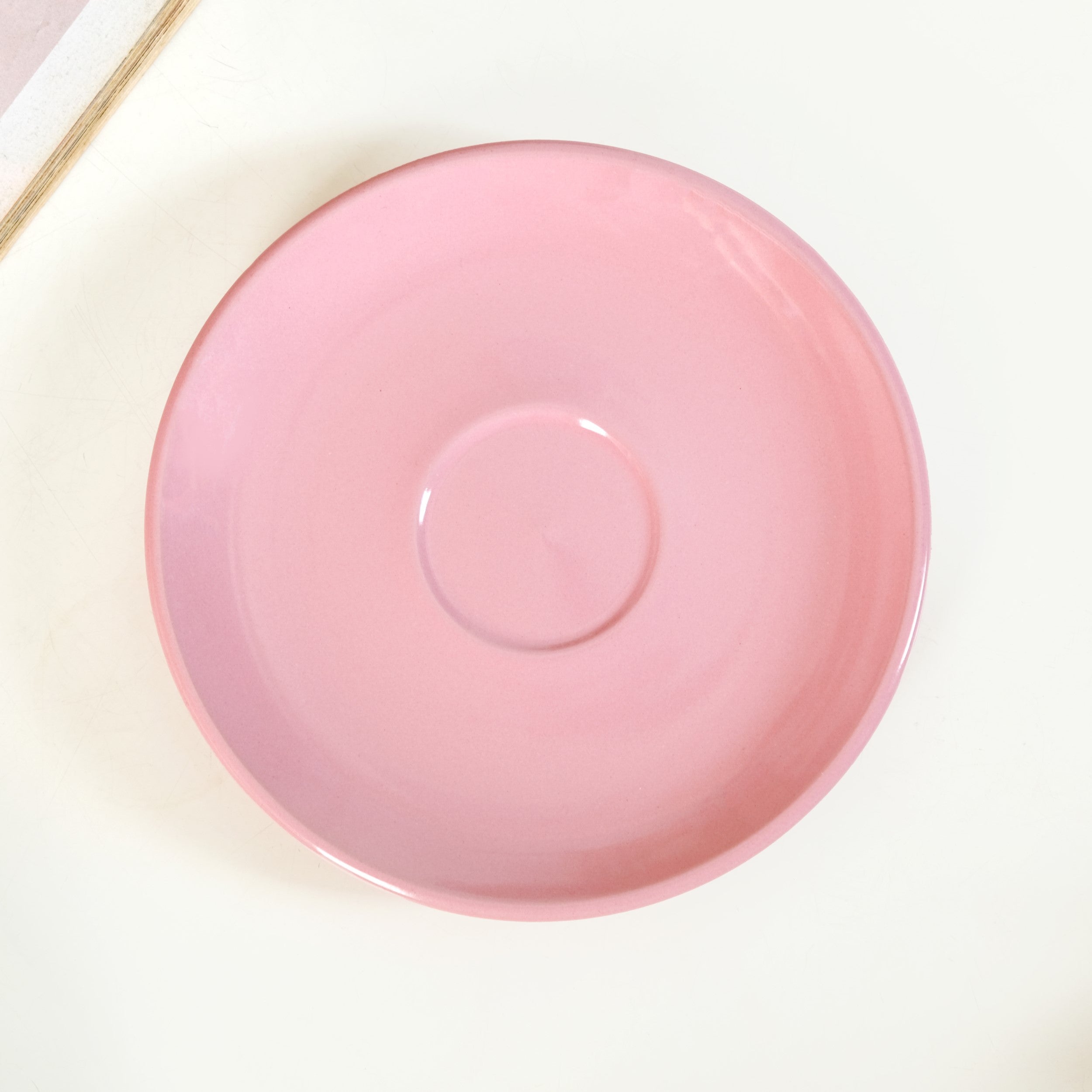 Ambrosia Ceramic Tea Kettle Cup And Saucer Set For 1 Pink