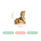 Pure Brass Laddu Gopal Idol 5cm
