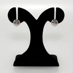 Pure Weave Studs Silver