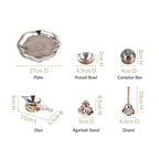 Pushpanjali Offering Pooja Thali Set Of 6