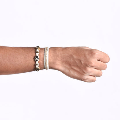 Sacred Hamsa Hand Bracelet Set Of 2