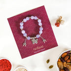 Beads Bracelet Rakhi Hamper Set Of 3 With Gift Card And Box