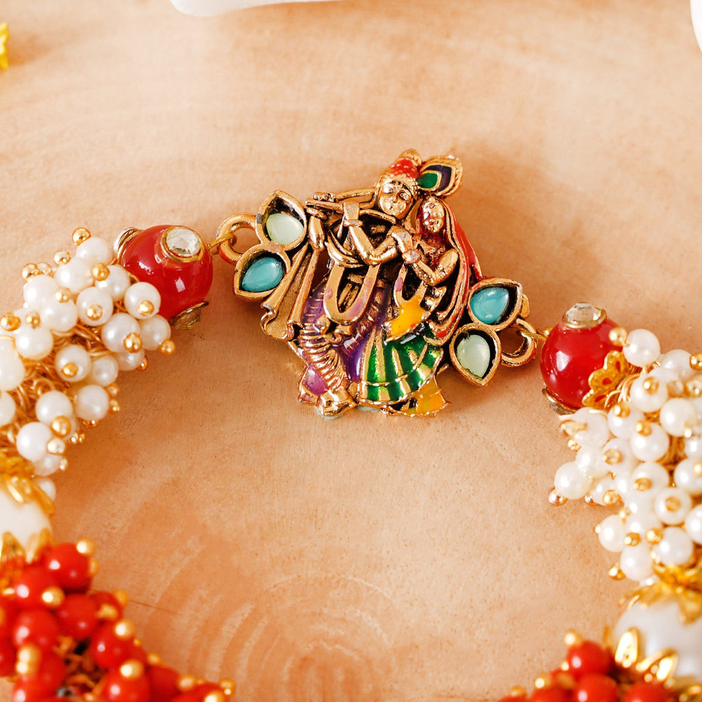 Radha Krishna Rakhi Gift Set For Bhaiya Bhabhi