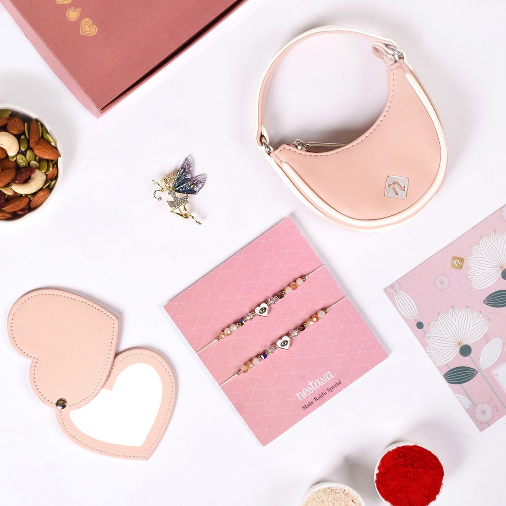 Pocket Size Glamour Rakhi Gift Hamper For Sister