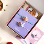 Colourful Bubble Tea Rakhi For Kids Set Of 4 With Box And Card