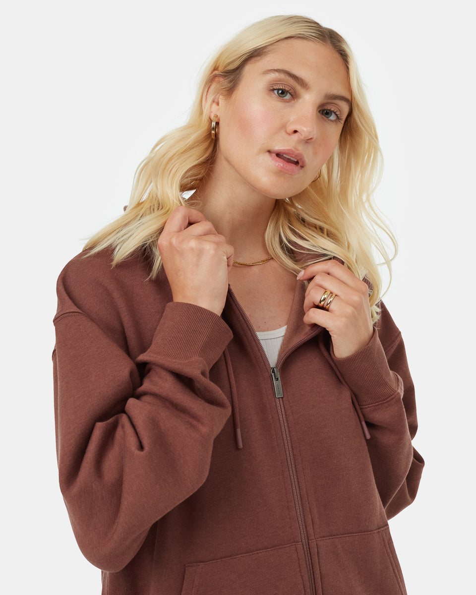 TreeFleece Oversized Zip Hoodie