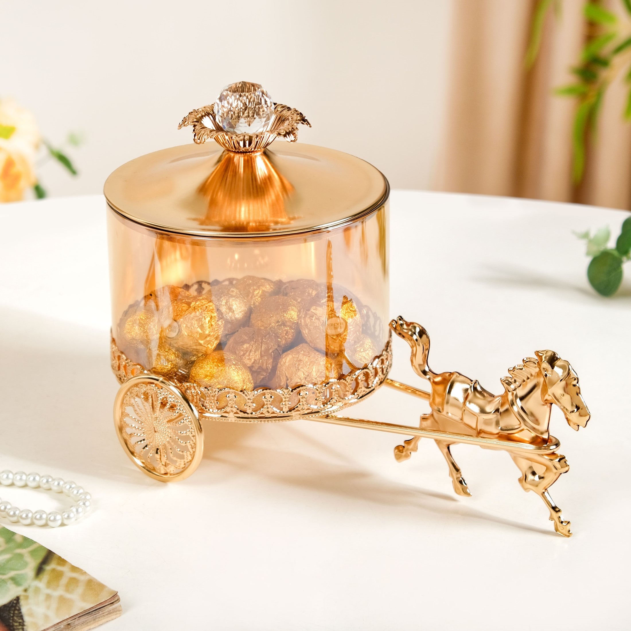Royalcore Carriage Candy Jar