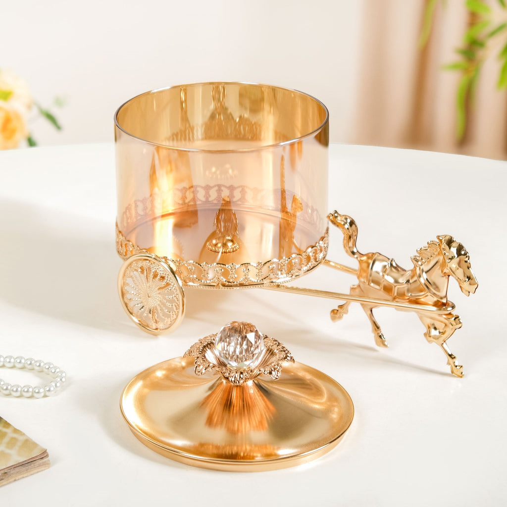 Royalcore Carriage Candy Jar