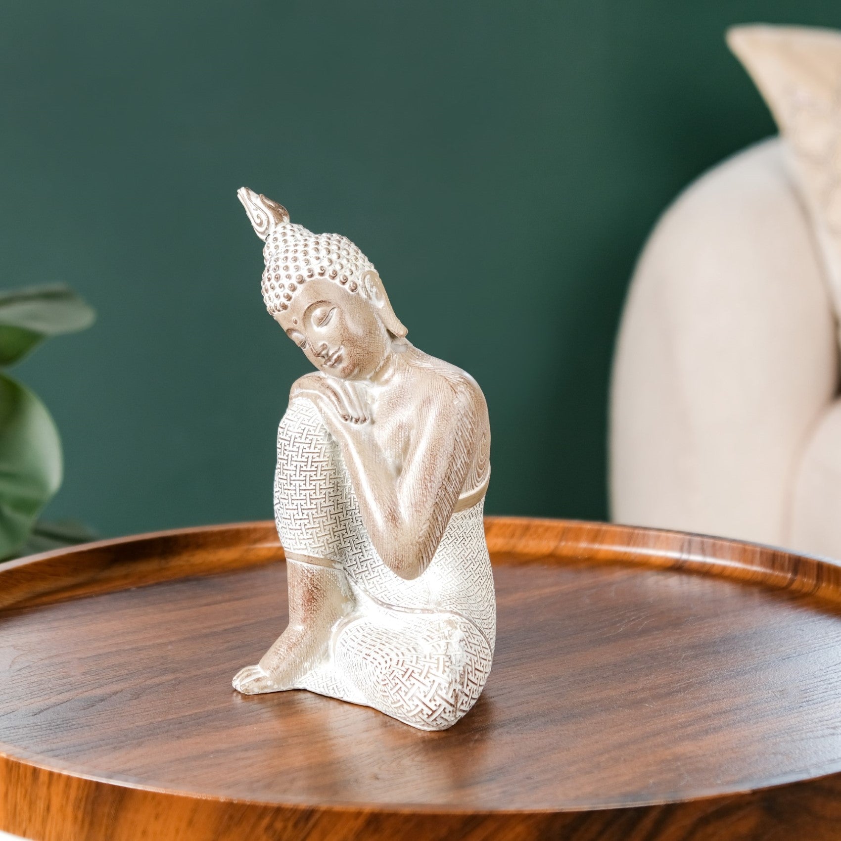 Buddha Idol Showpiece For Home Decor 8 Inch
