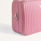 Quilted Travel Organiser Pink