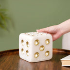 Dice Marble Finish Decor