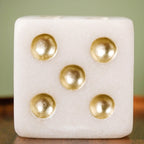 Dice Marble Finish Decor