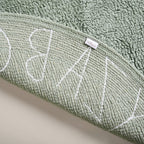 Alphabets Round Cotton Anti Slip Kids Floor Mat 74x72cm