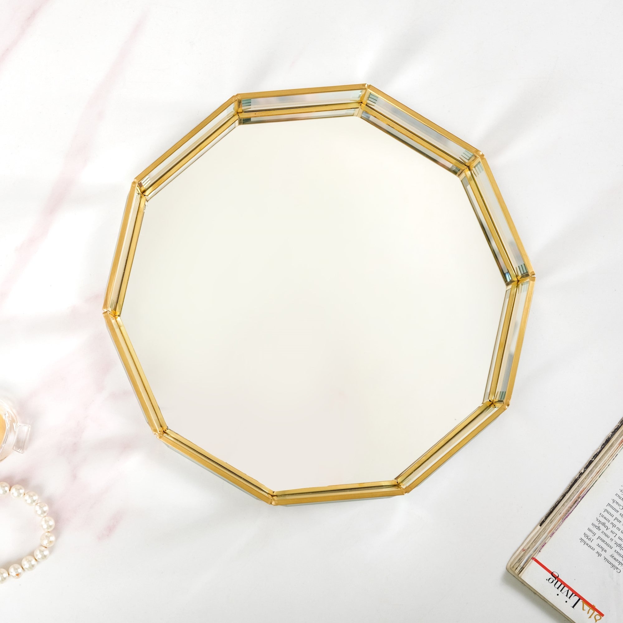 Crystal Glam Vanity Makeup Tray Large