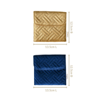 Quilted Versatile Small Makeup Pouch Set Of 4