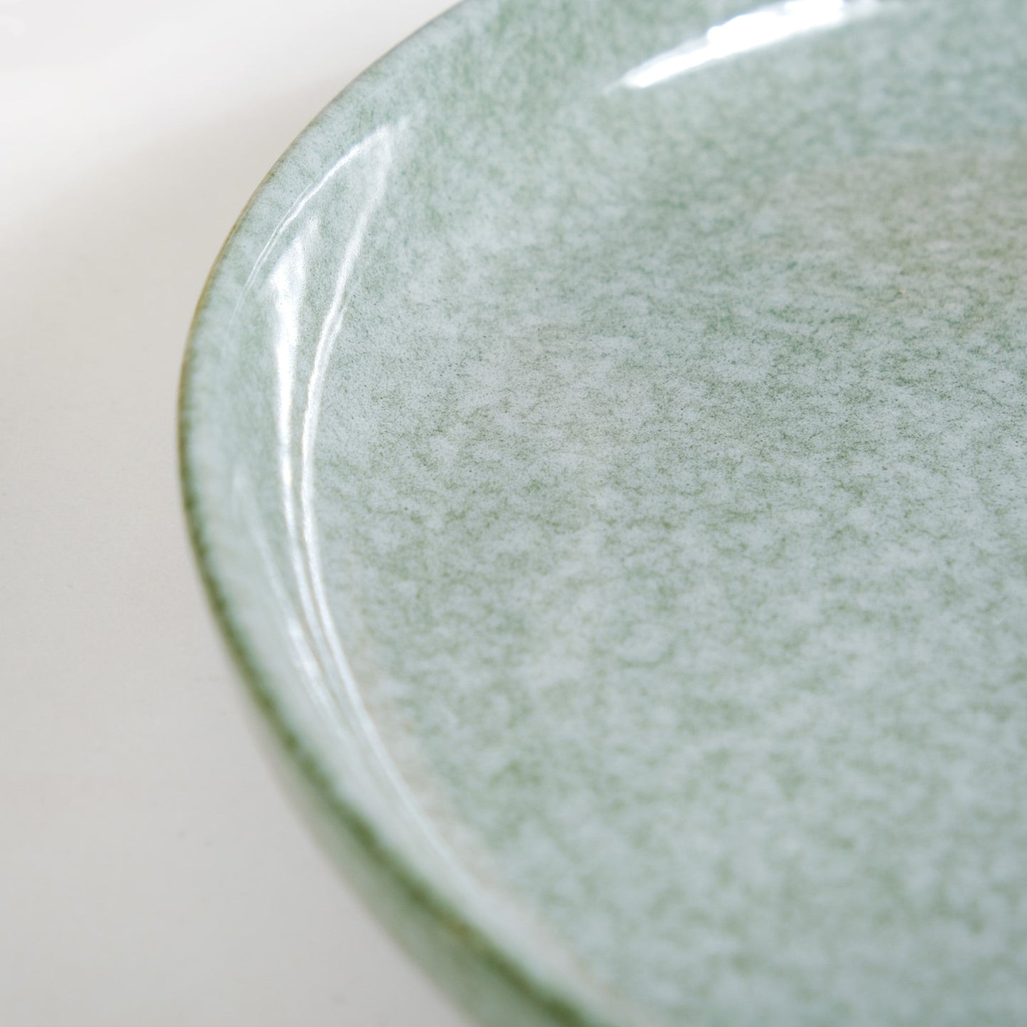 Sera Ceramic Dinner Plate Set Of 6 Sage Green 10 Inch