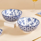 Blue Blossom Serving Bowl Set Of 2 1650ml