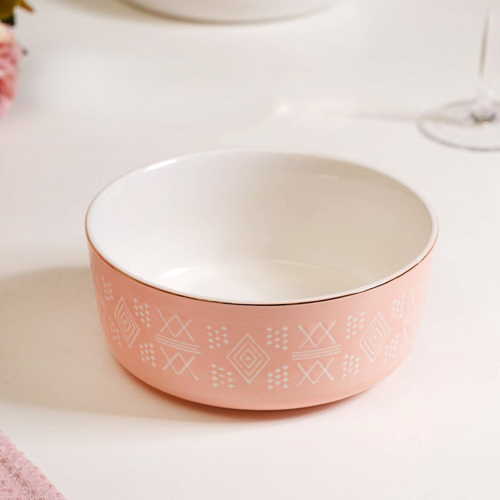 Azo Pink Serving Bowl Set Of 2 1140ml