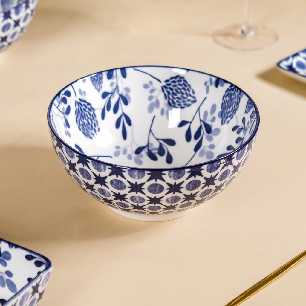 Blue Blossom Serving Bowl Set Of 2 1650ml