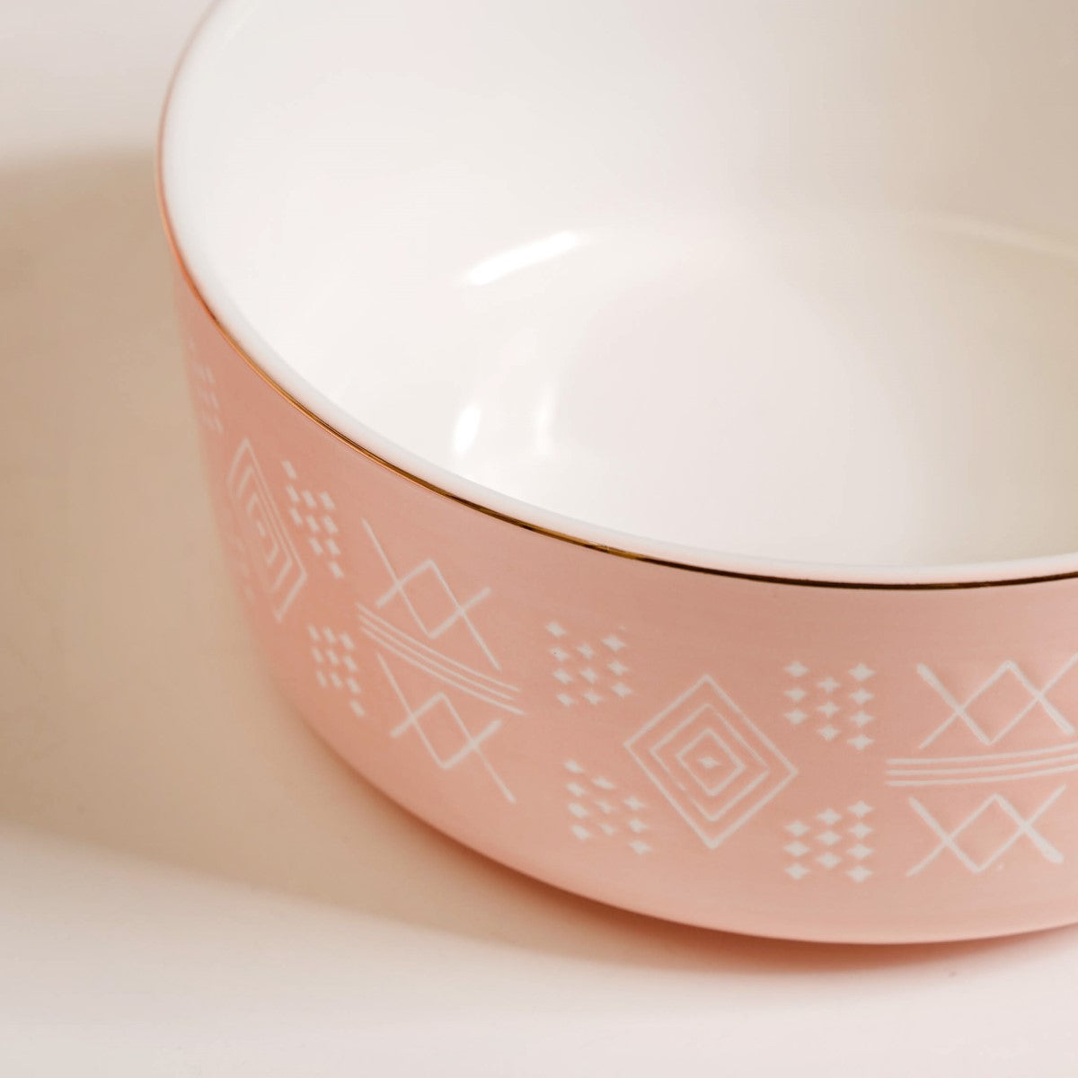 Azo Pink Serving Bowl Set Of 2 1140ml