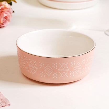 Azo Pink Serving Bowl Set Of 2 1140ml