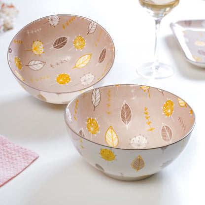 Set Of 2 Dandelion Serving Bowls 1650ml