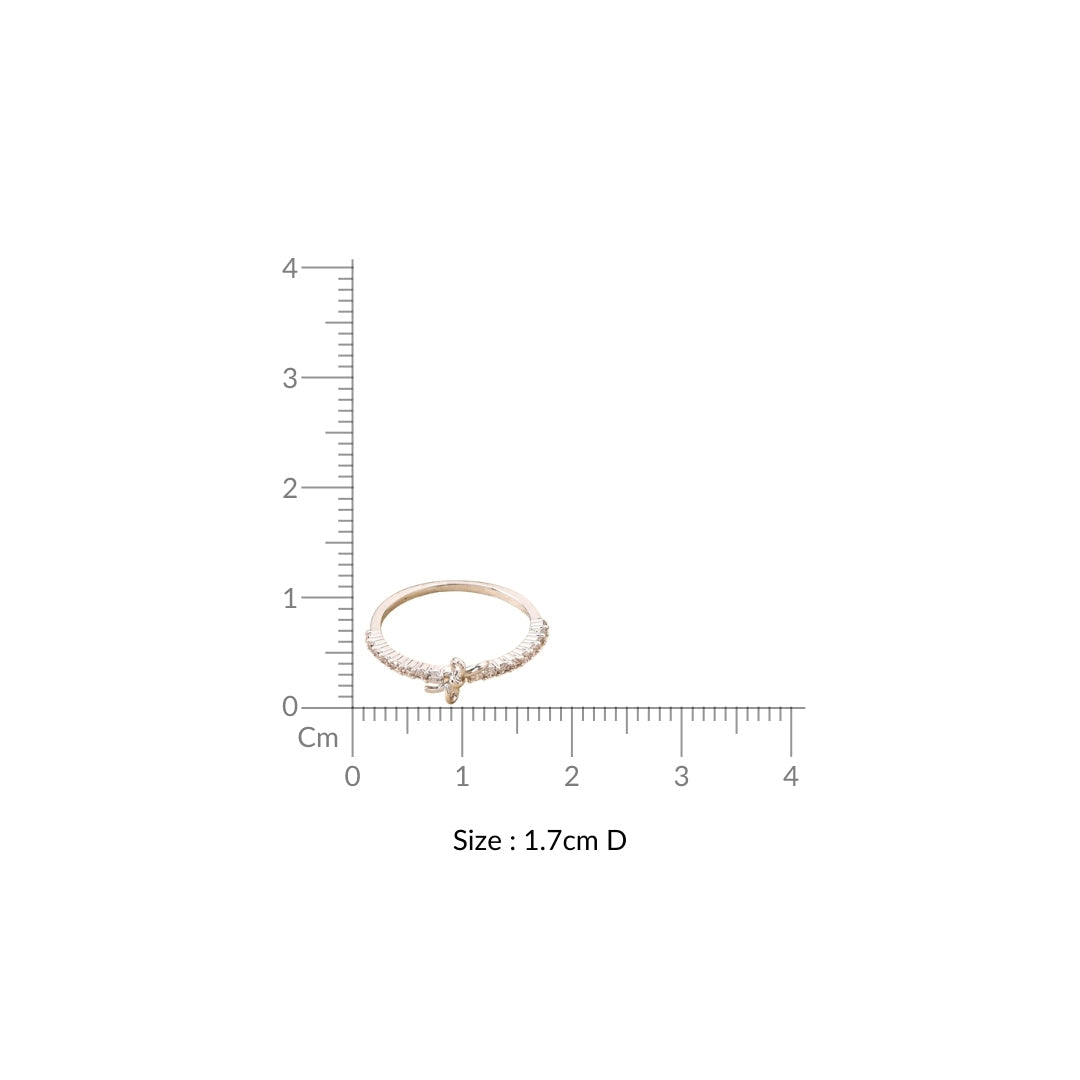 Dainty Silver Kawaii Ring