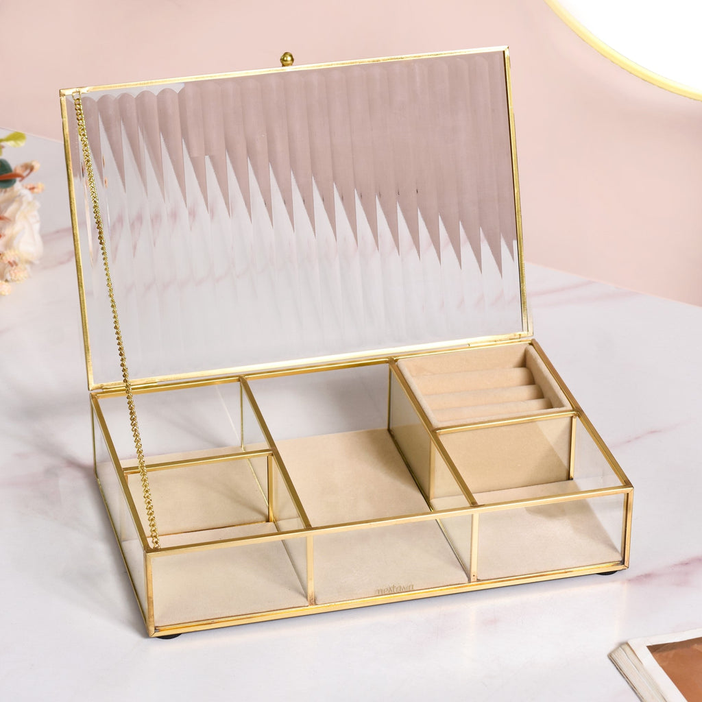 Luxury Jewellery Box With Velvet Base