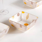 Dandelion Square Snack Bowl Set Of 4 600ml