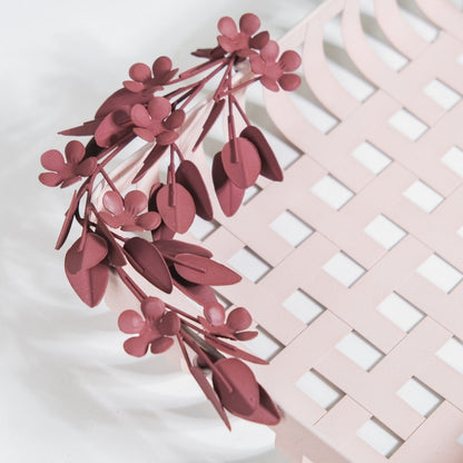 Bloom Pink Decorative Basket 13x10 Inch