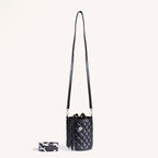 Quilted Bucket Bag Black