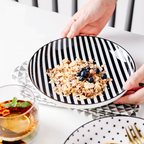 Black and White Deep Plate