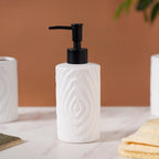 Contour Design Bathroom Accessories Set Of 3 White