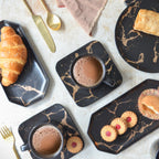 Marble Tea Cup and Saucer