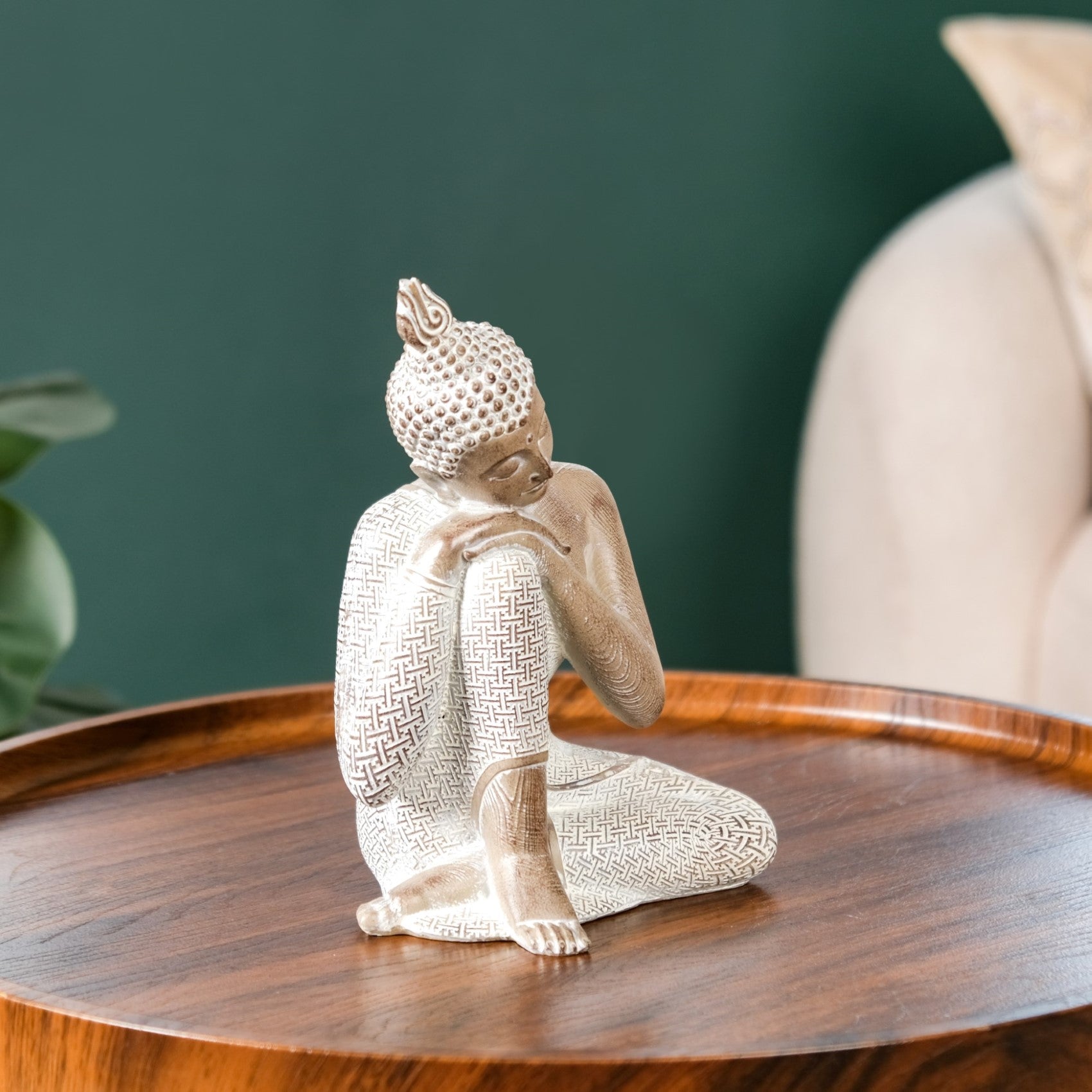 Buddha Idol Showpiece For Home Decor 8 Inch