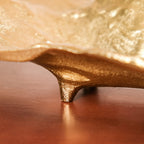 Opulent Abstract Decorative Tray Gold