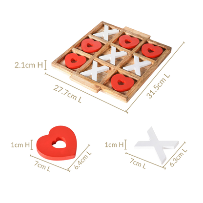 Hearts Tic Tac Toe Party Game