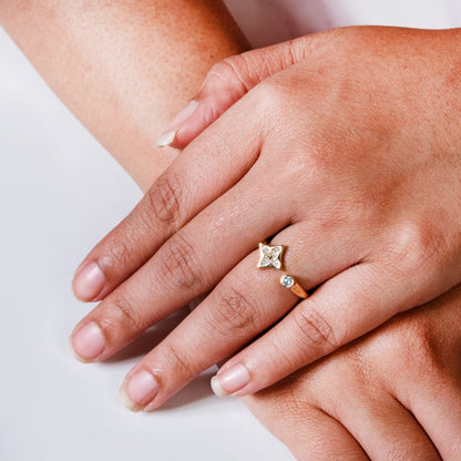Gold Core Twinkle Ring
