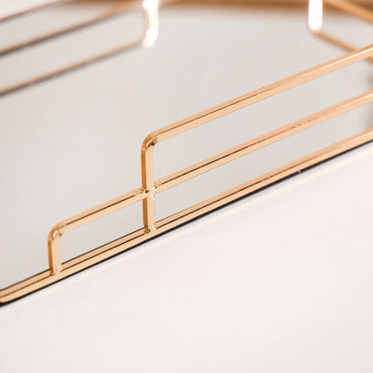 Luxury Minimalist Mirror Decorative Tray