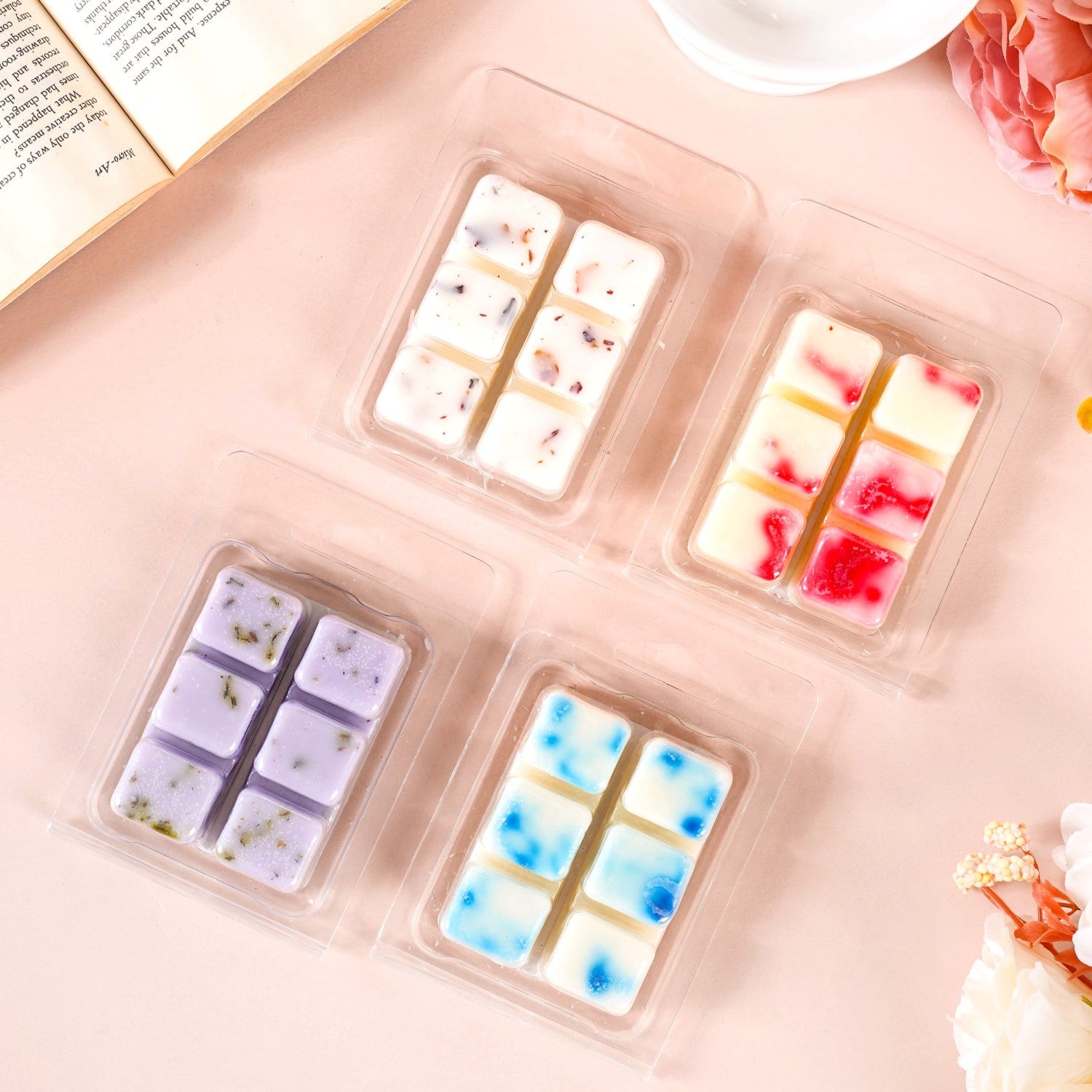 Floral Fusion Scented Wax Melts Set Of 4