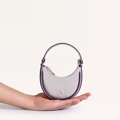 Mini Bag Half Moon Grey
