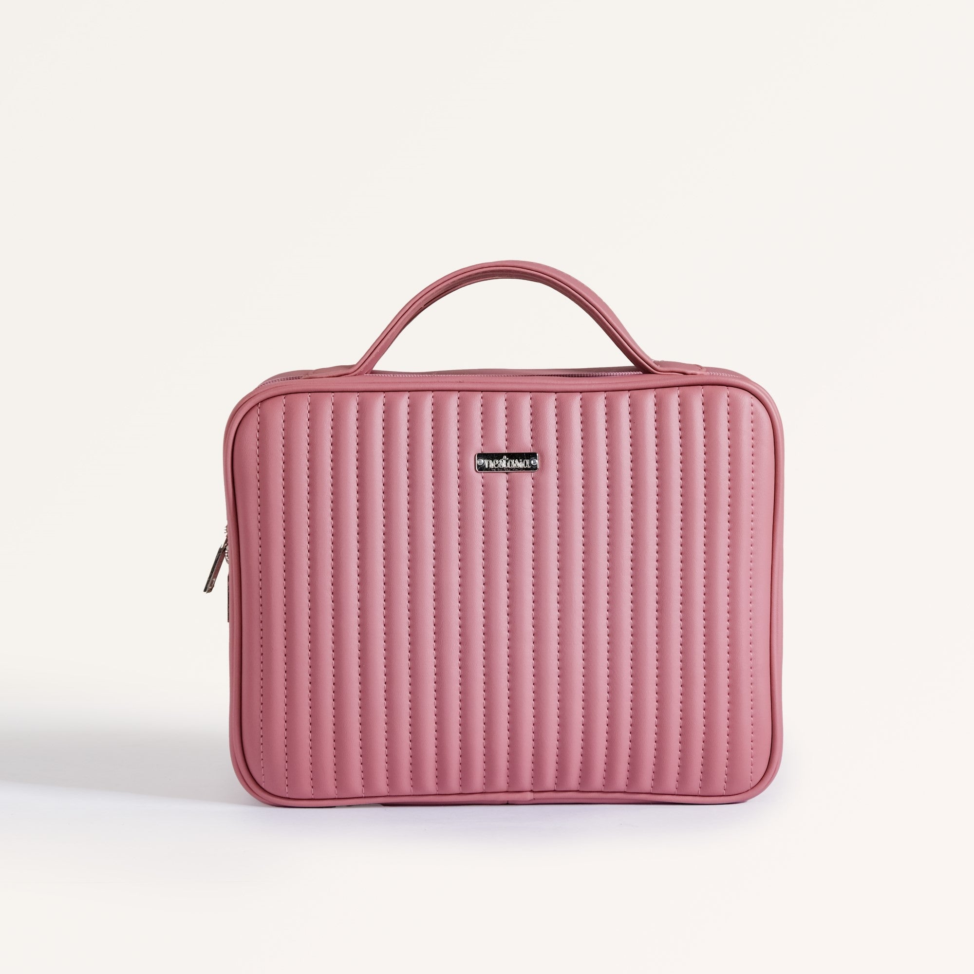 Quilted Travel Organiser Pink