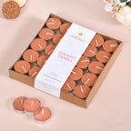Festive Tealight Candles Peach Set Of 50