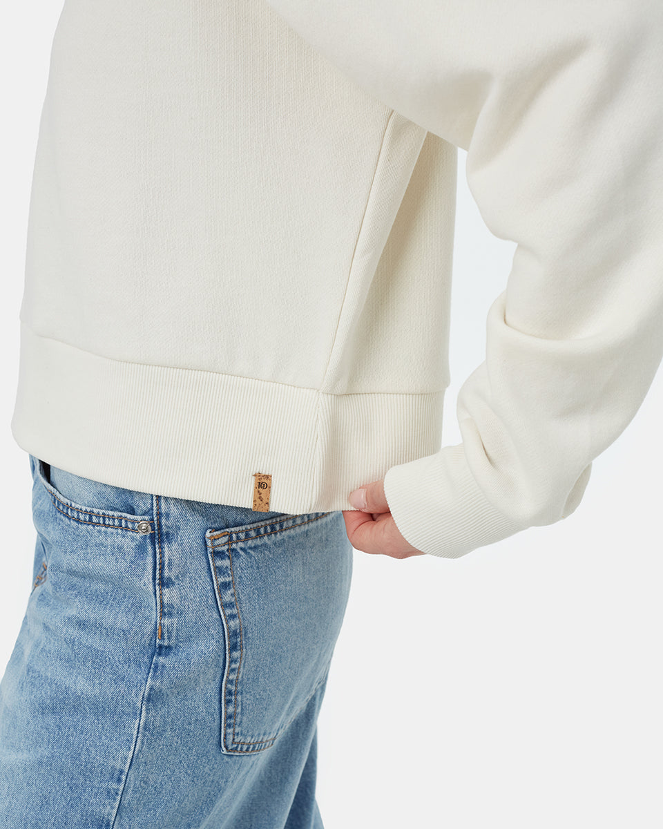 TreeFleece Notch Neck Crew