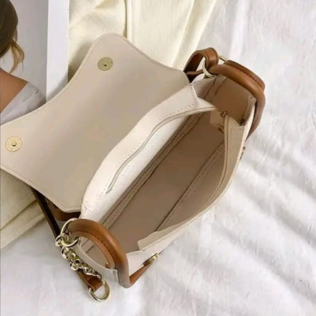 Elegant Beige Sling Bag for Women